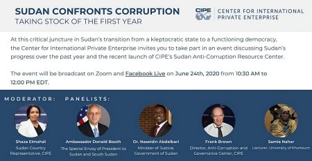 Sudan Conforonts Corruption, Taking Stock of the First Year